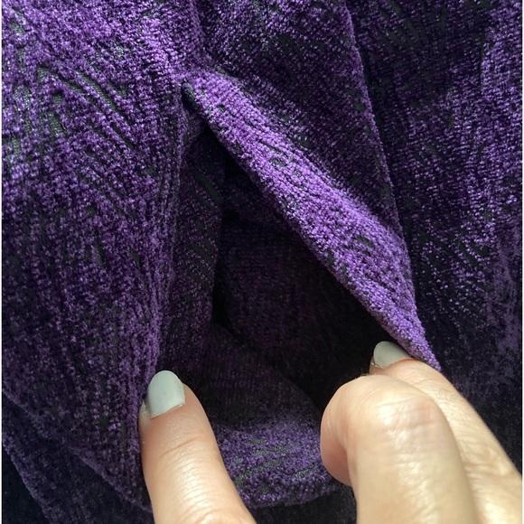 💥SOLD💥 Habitat clothes to live in Gorgeous Purple Textured Swing Jacket - Picture 6 of 9